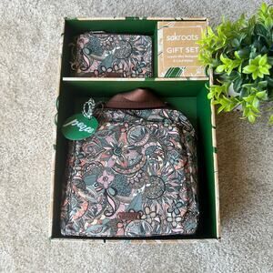 NEW Sak Roots Sienna Desert Spirit Loyola Mini Backpack & Card Wallet Sakroots